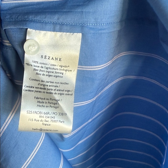 Sézane Tymea Midi Shirt Dress FR38/US6 - Picture 11 of 13